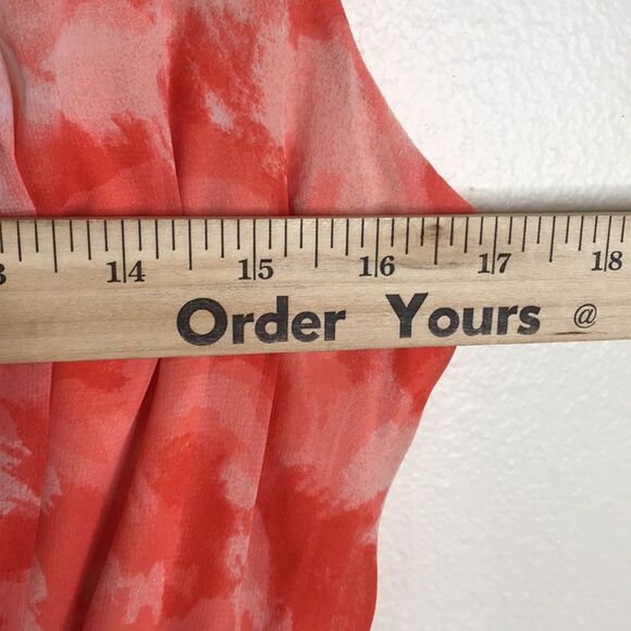 Olivia Matthews Women's Dress Coral/Peach Round-neck Sleeveless size 6 - Picture 7 of 12